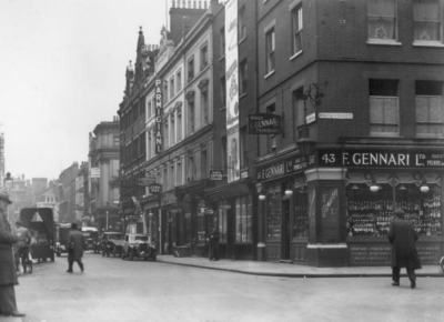 43 Frith Street 1959 and 36 Old Compton Street.jpg. Click on the picture to enlarge